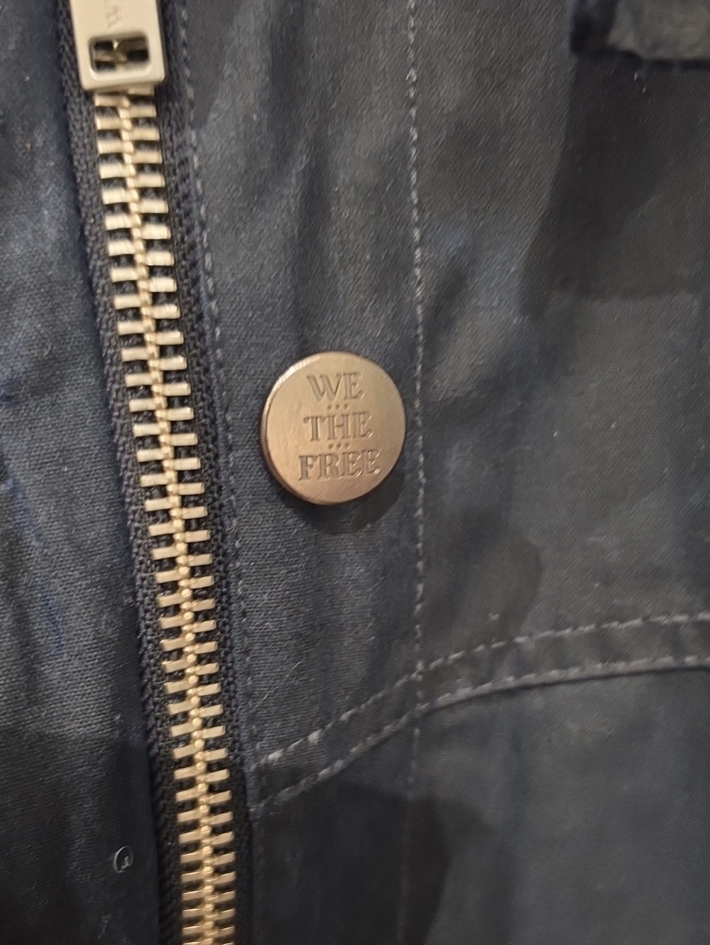 NWT Free People $527 Cori Waxed Jacket Lined - Picture 6 of 10